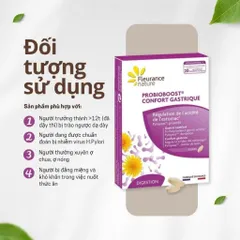 Viên uống cải thiện trào ngược dạ dày ProbioBoost Confort Gastrique Fleurance Nature Pháp hộp 15 viên