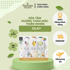 Olay Essential Botanicals Body Wash Combo 3 Chai 700ml | Sữa Tắm Hương Thảo Mộc Thiên Nhiên Cho Mọi Loại Da