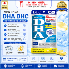 Viên Uống DHA DHC 240 Viên Chính Hãng Nhật Bản – Hỗ Trợ Trí Não, Thị Lực Và Sức Khỏe Tim Mạch