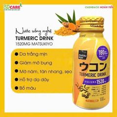 Nước Uống Tinh Chất Nghệ Matsukiyo 100ml x 6 Chai – Hỗ Trợ Thanh Lọc Cơ Thể, Giảm Mệt Sau Tiệc Rượu Bia