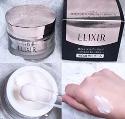 Kem Dưỡng Da Ban Đêm Shiseido ELIXIR Enriched Cream 45g – Dưỡng Da Căng Mịn, Dưỡng Ẩm Chuyên Sâu, Giảm Nếp Nhăn