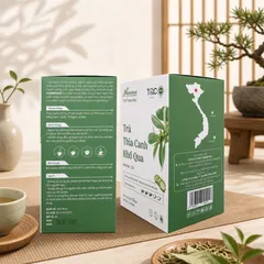 Trà Thìa Canh Khổ Qua HerbaFood - Hỗ Trợ Ổn Định Chỉ Số Đường Huyết, Giảm mỡ máu (Hộp 60 Túi Lọc x 4.5g)