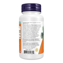 Magiesium Glycinate with BioPerine - Hỗ trợ sức khỏe hệ thần kinh, giảm căng thẳng, 60 viên chính hãng Now Mỹ