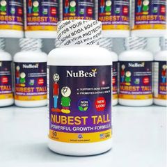 Nubest Tall New Look |60 viên| Hỗ trợ thúc đẩy phát triển chiều cao & Cải thiện sức đề kháng dành cho trẻ từ 5 tuổi trở lên [S/P nội địa Mỹ]