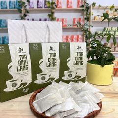 Trà Đinh lăng THÁI HƯNG - Hộp 25 túi lọc 5g - An thần, ngủ ngon, giảm stress