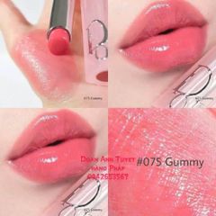 Son Dior Addict Lip Glow 075 Gummy dưỡng môi căng bóng, lên màu tự nhiên 🏷️ Giá cực tốt!