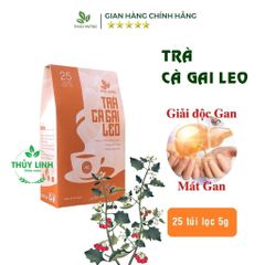 Trà Cà Gai Leo THÁI HƯNG  - Hộp 25 túi lọc 5g Giải độc gan, mát gan, hạ men gan, mỡ gan