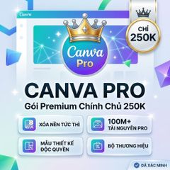 Tài Khoản Canva Pro 1 Năm Chính Chủ (Không Phải EDU) - Bảo Hành Full