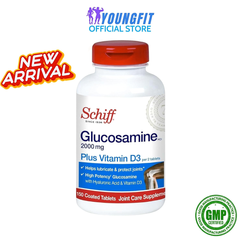 Viên Uống Bổ Khớp Schiff Glucosamine Hydrochloride Vitamin D3 Hỗ Trợ Sức Khỏe Sụn Khớp (Hộp 150 viên) - YoungFit
