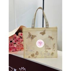 Embroidered Tote Bag – túi tote vải thêu lấy cảm hứng từ khu vườn🍒 786178