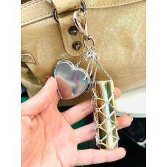 Charm Son Cao Cấp Kèm Gương Mini ✨ MÓC KHÓA TREO SON & GƯƠNG 2 mặt 786194