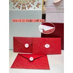 🧧 Bao Lì Xì -Thiệp Viết Tay Đỏ – Điểm nhấn sang trọng cho mùa lễ ✨ 786204