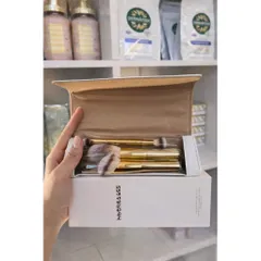 Set 5 cọ travel và cốp trắng-Face & Eye Travel Brush Set ✨ 786250