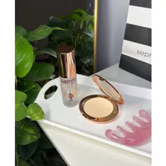Set xịt khoá và phấn nén -AIRBRUSH COMPLEXION FLAWLESS PERFECTING SET ✨ 786277