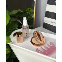 Set xịt khoá và phấn nén -AIRBRUSH COMPLEXION FLAWLESS PERFECTING SET ✨ 786277