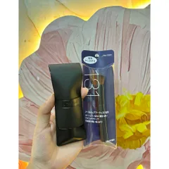 Cọ Nhật 131 – Cọ nền/kem nền đầu xéo kèm bao da xịn xò 🖤 786290