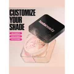 Phấn phủ bột Huda Beauty Easy Bake Cherry Blossom Cake mini/full size – bột hồng làm sáng da, kiềm dầu, set nền mịn 786299