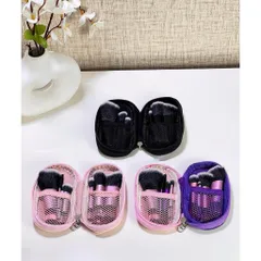 🌸 SET CỌ TRANG ĐIỂM MINI KÈM TÚI ZIP – NHỎ GỌN, XINH XẮN, TIỆN MANG THEO 🌸 786300