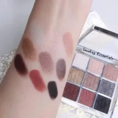 Bảng mắt 9 ô tone hồng đất – nâu lạnh – nhũ sáng  Backstage Eye Palette 🌸✨ 786307