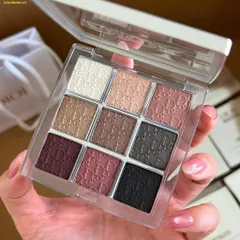 Bảng mắt 9 ô tone hồng đất – nâu lạnh – nhũ sáng  Backstage Eye Palette 🌸✨ 786307