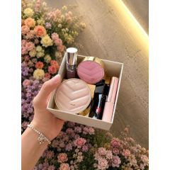 Set mỹ phẩm Quà tặng cao cấp – cushion, son, tint, phấn tone hồng nude sang xịn 786399