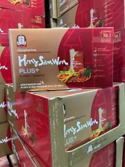 Hong SamWon Plus+ Chiết xuất nhân sâm Hàn Quốc 30 gói 60ml mỗi gói