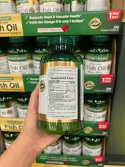 NATURE'S BOUNTY Fish Oil 1400mg Hỗ Trợ Sức Khỏe Tim Mạch và Hệ Mạch Máu 130 viên