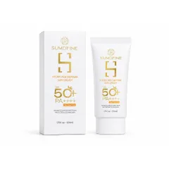 Kem Chống Nắng Sumdfine Hydra Age Defense Sun Cream SPF50+ PA++++ Hàn Quốc – 7 Màng Lọc Chống Nắng, Dưỡng Ẩm