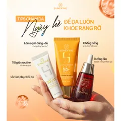 Bộ sản phẩm chăm sóc da Sumdfine - Chống nắng - Phục hồi - Mờ thâm nám