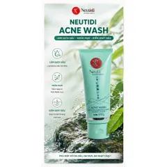 [CHÍNH HÃNG] Sữa rửa mặt Neutidi Acne Wash 100g - Sạch mụn, Kiềm dầu, Sạch Bã Nhờn