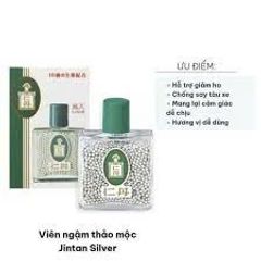 Viên Ngậm Ho JINTAN Silver Nhật Bản – Hỗ Trợ Giảm Ho, Dịu Cổ Họng, Thơm Miệng