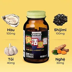 Tinh Chất Hàu Nghệ Orihiro Nhật Bản 180 Viên – Tăng Cường Sinh Lực, Bổ Gan, Giải Độc