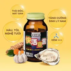 Tinh Chất Hàu Nghệ Orihiro Nhật Bản 180 Viên – Tăng Cường Sinh Lực, Bổ Gan, Giải Độc