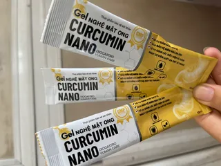Gel Nghệ Mật Ong Curcumin nano ,hỗ trợ bao tử,hộp 20 gói