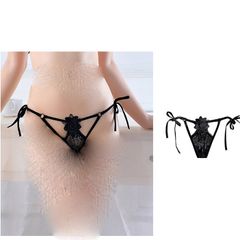 [Che tên] Quần lót dây hình bông hoa lọt khe