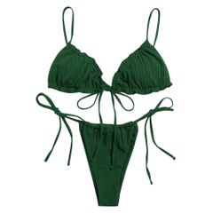 Set bikini gọng nâng ngực lệch một vai quyến rũ dành cho nữ