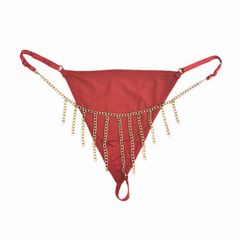 Quần lót sexy gợi cảm dây xích tua rua