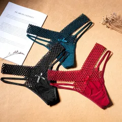 [Cao Cấp] Quần lót lọt khe có dây đeo chéo sexy ren rỗng chữ T