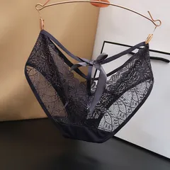 [Che tên] Quần lót ren nữ thiết kế dây đan nơ siêu Sexy