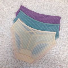 [Che tên] Quần lót viền ren nữ sexy eo thấp cotton