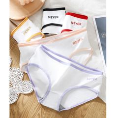 Mix 5 quần lót nữ Cotton Never thoáng mát tôn dáng