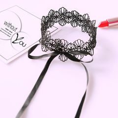 Combo 2 vòng cổ choker phối ren cá tính ( Đen+ trắng)