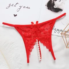 Quần lót nữ lọt khe dạng lưới đính hạt gợi cảm