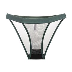 [Che tên] Quần lót tam giác xuyên thấu - xanh