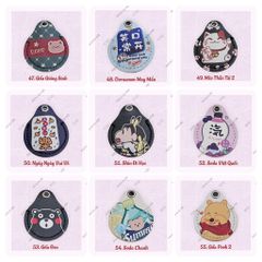 [Link 2] Bao Da Cho Thẻ Từ Hình Giọt Nước, Airtag, Dạng Móc Khoá