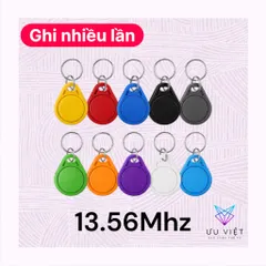 [Sao Chép Bằng Máy]  Set 5/10 móc khoá RFID UID tần số 13.56Mhz (Màu ngẫu nhiên)