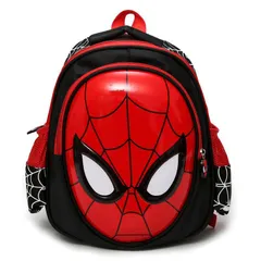 Hàng QC - Ba lô Spiderman người nhện hoạt hình siêu anh hùng cho bé đi lớp mầm non mẫu giáo đi học 2-5 tuổi