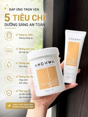 Mặt nạ ủ hỗ trợ trắng da Ahohwa Tone-Up Brightening Cream Mask tuýp 100g [hàng nhập khẩu]