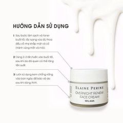 Kem Dưỡng Trẻ Hóa Tái Tạo Da Elaine Perine Overnight Renew Cream 10% AHA 50ml [hàng nhập khẩu]