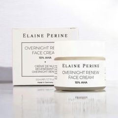 Kem Dưỡng Trẻ Hóa Tái Tạo Da Elaine Perine Overnight Renew Cream 10% AHA 50ml [hàng nhập khẩu]